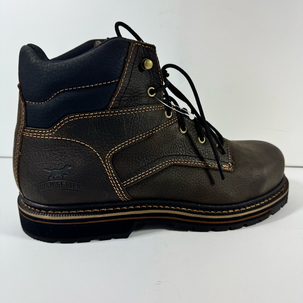 Irish Setter by Red Wing Kittson Steel Toe Men's Work Boots 83662 Dark Brown 12